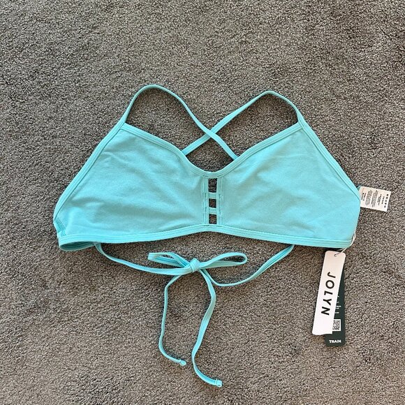 Jolyn Tomcat Blue Bikini Top - Picture 1 of 9